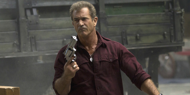 Mel Gibson's as a villainous arms dealer in film The Expendables 3.