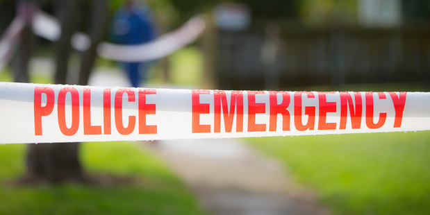 Police were called to the Esplanade, Palmerston North, after a body was found this morning. Photo / Herald on Sunday