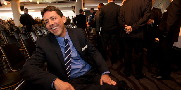 Mark Adamson at Fletcher's 2012 AGM, shortly after taking the top job. Photo / Steven McNicholl