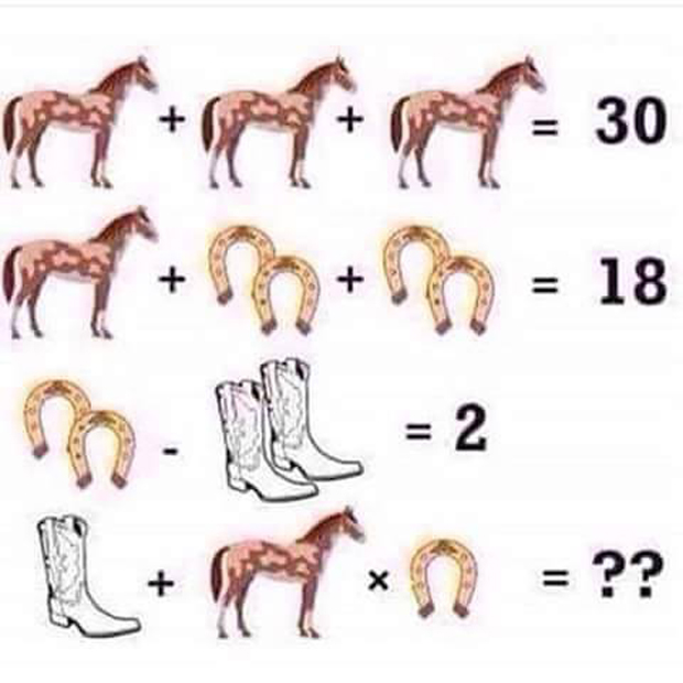 The maths question that has been causing debate online. Photo / Facebook