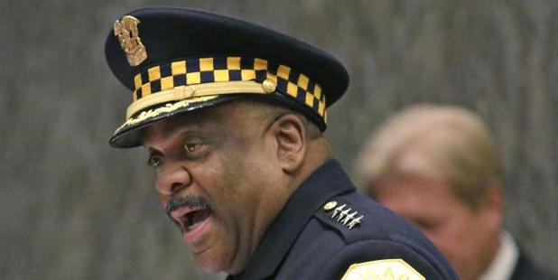 Chicago police superintendent Eddie Johnson. Photo / AP