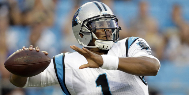 Cam Newton led the Carolina Panthers to Super Bowl 50 last season. Photo / AP