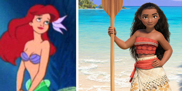 Rather than being "wasp-thin" Moana had to look like an "action hero". Photos / Disney