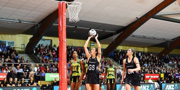 Silver Ferns player Bailey Mes during the 1st test against the Jamaican Sunshine Girls. Photo / Photosport