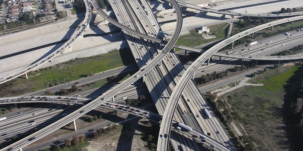 Watch your turn on the 710 Long Beach and 105 Century freeway interchange. Photo / 123RF