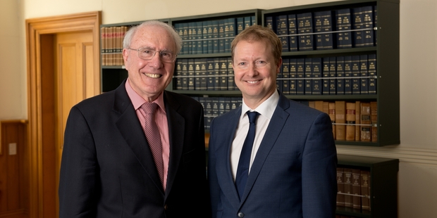 Authors Sir Geoffrey Palmer and Andrew Butler.
