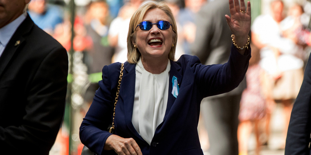 Democratic presidential candidate Hillary Clinton. Photo / AP