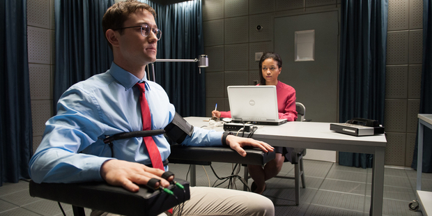 Joseph Gordon-Levitt in a scene from Snowden, a film of the Edward Snowden story. Photo / AP