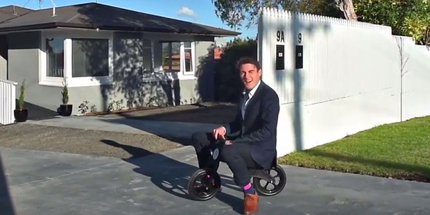 Brent Bastin doing his thing - making wacky real estate promo videos.