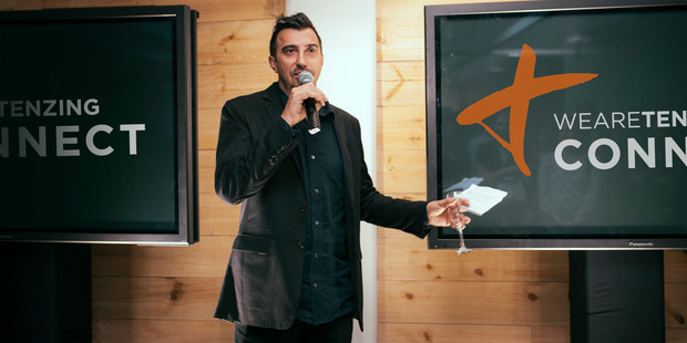 WeAreTenzing chief executive and co-founder Brooke Howard-Smith at the company's launch in Auckland last night. Photo / supplied.