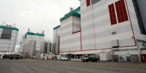 File photo of the Fonterra plant.