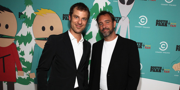 South Park writers/creators Matt Stone and Trey Parker. Photo / Getty Images