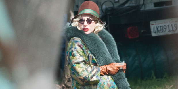 Lady Gaga is seen on the set of 'American Horror Story' on October 14, 2015 in Los Angeles, California. Photo / Getty