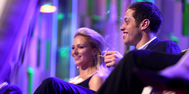 Recording artist Jewel and actor Pete Davidson onstage at The Comedy Central Roast of Rob Lowe at Sony Studios on August 27, 2016. Photo / Getty