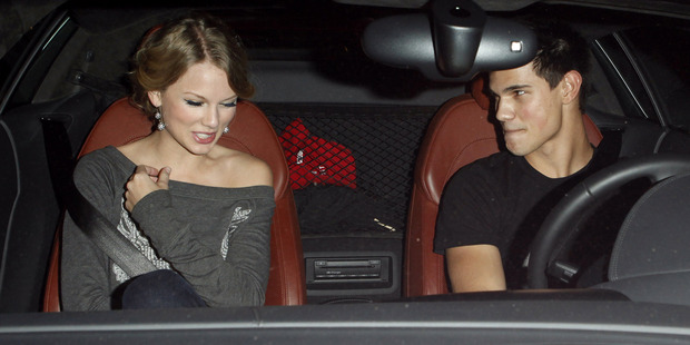 Taylor Swift and Taylor Lautner sighting at the Alice+Olivia Boutique on Robertson Blvd.Photo / Getty