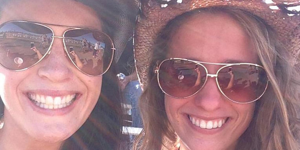 Kiwi Paralympian Sophie Pascoe is swimming with a heavy heart at the Rio Games following the death of her close friend and training partner, Hayley Edmond. Photo / Facebook.