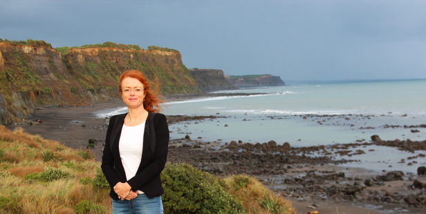 Karen Pratt, co-manager of the South Taranaki Reef Life Project. 2016.