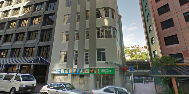 136 The Terrace - the Wellington scene of the double murders of Eugene Thomas and his son Gene Thomas shot by John Barlow in 1994. Photo / Google