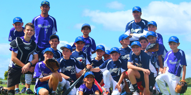 LOTS OF FUN: Tauranga baseball kids just love the sport. Photo/Supplied