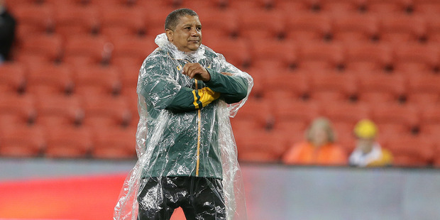 Allister Coetzee remains hopeful of upsetting the All Blacks tonight. Picture / www.photosport.nz
