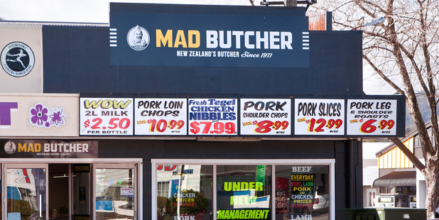 Thirty-one Mad Butcher stores are franchised, with two owned by Veritas. Photo / Ben Fraser