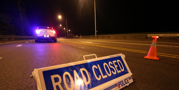 Seven people were injured in a two-car crash in Pukekohe last night. Photo / Herald On Sunday