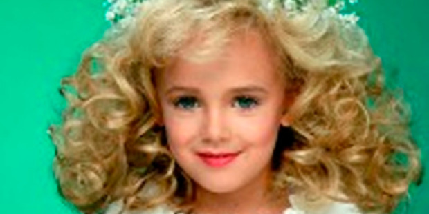 JonBenet Ramsey performing during a beauty pageant.