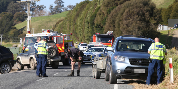 A woman and two small children were seriously injured after being struck by a car while they were out walking. Photo/ John Borren