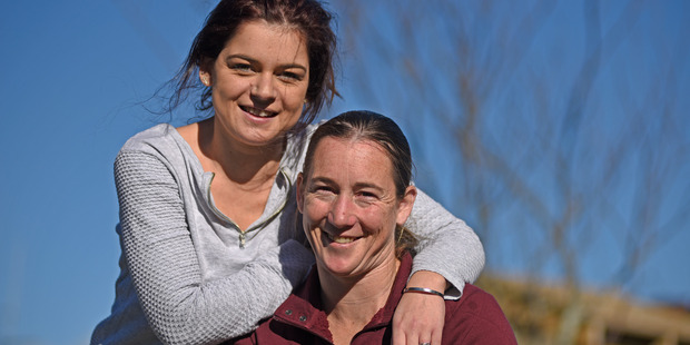 Nikki Reynolds-Wilson (left) and Kristie Purton are doing 65 good deeds to raise awareness of Cystic Fibrosis and organ donation. Photo/George Novak