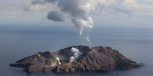 Volcanic ash passively erupted from a vent on White Island, off the Bay of Plenty Coast. Photo/file