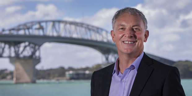 "If we got kids back on their bikes we would reduce peak hour traffic by 10 per cent," Auckland mayoral candidate Phil Goff says. Photo / Nick Reed