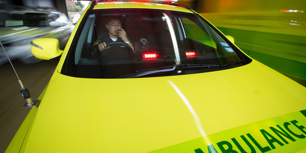 St John ambulance. Photo supplied