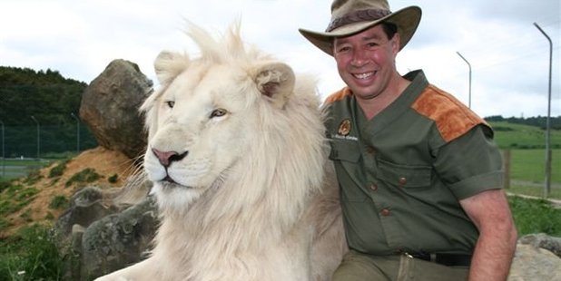 Craig Busch in his days running Zion Wildlife Gardens near Whangarei. Photo / File