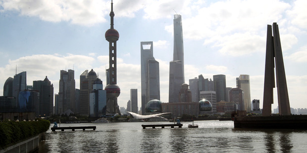 Shanghai's business district. Australian businesses continue to struggle to tap into the wealth of Asia. Photo / NZME