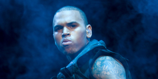 Singer Chris Brown two roommates have to put a request in writing if they want to have a guest over. Photo / NZPA