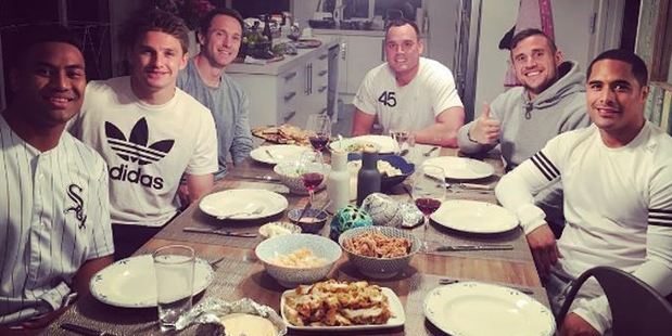 Feeding the backs a Mexican Fiesta from the Rugby Pantry Book. Photo / Instagram