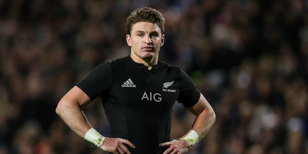 Beauden Barrett missed a few shots at goal on Saturday. Photo / Photosport