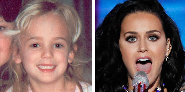 Katy Perry is believed to be the child star JonBenet Ramsey who is now deceased. Photos / Supplied, AP