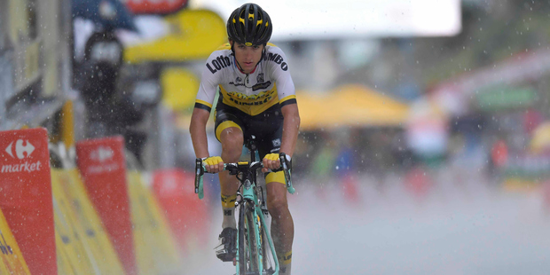 Kiwi cyclist George Bennett has become the first New Zealander to finish inside the top 10 in a grand tour. Photo / Photosport