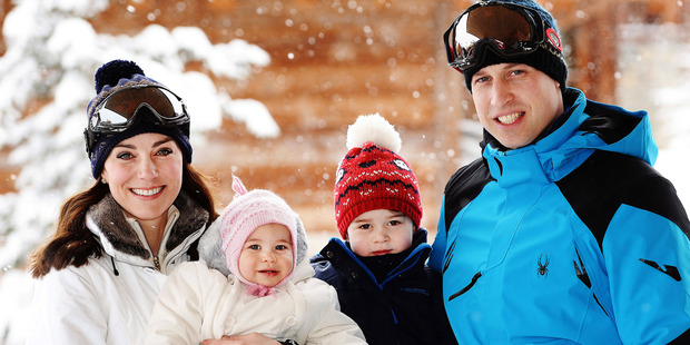 Kensington Palace revealed that the young prince and princess will join their parents in Canada. Photo / AP