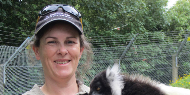 Hamilton Zoo curator Samantha Kudeweh. Photo / Supplied