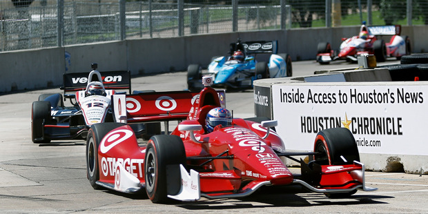 New Zealander Scott Dixon leads Australian Will Power. Photo / Getty Images