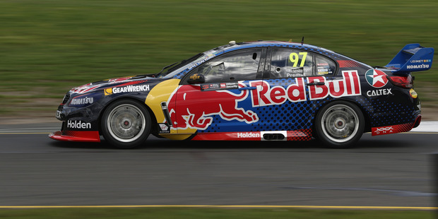 Shane van Gisbergen during practice ahead of V8 Supercars Sandown 500. Photo / Getty Images