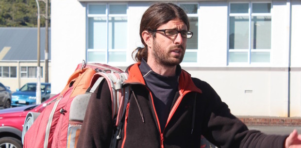This French hitchhiker was arrested after becoming frustrated while trying to get a ride. Photo / Greymouth Star