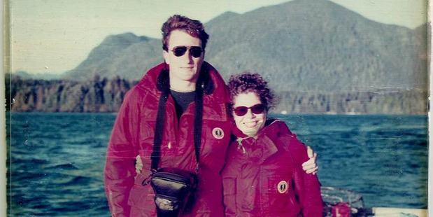 Cheryl Pearl Sucher with husband John, in Tofino, Canada. Photo / Marti Friedlander
