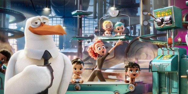 Loading Junior, the hero of the delivery team, is about to be promoted to Boss - as soon as he fires 18 year old Tulip, who is inventive but accident-prone in the film Storks.