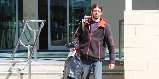 Rault-Verpre leaves the court in Greymouth. Photo / Greymouth Star