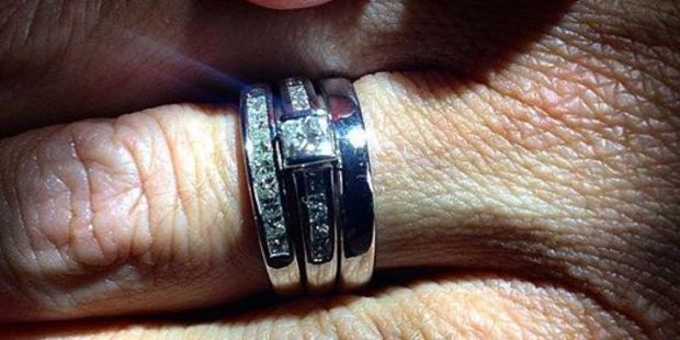 Sarah's rings are among the jewellery stolen from Brett Morrison's Papamoa home. PHOTO/SUPPLIED