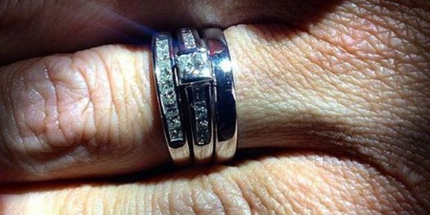 Sarah's rings are among some of the things stolen from Brett Morrison's Papamoa home. Photo/Supplied