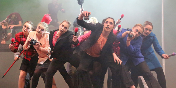 A scene from Whanganui High School's 29 Below.